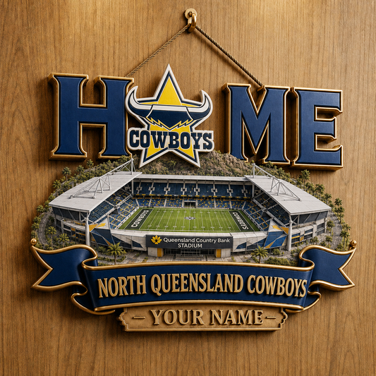 Premium NRL NQC Stadium Metal Wall Art