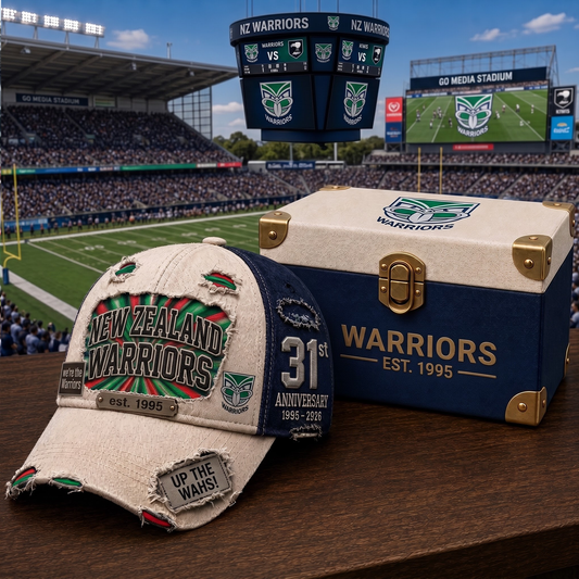 Premium NRL NZW Anniversary Distressed Cap