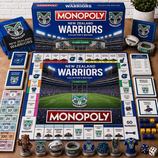 Premium NRL NZW Monopoly Collector’s Edition Board Game