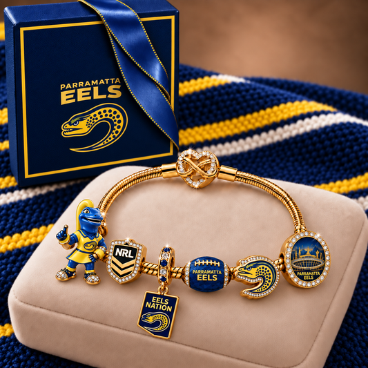 Premium NRL PE Collector Rose Gold Charm Bracelet V6