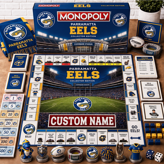 Premium NRL PE Collector’s Edition Board Game Custom name