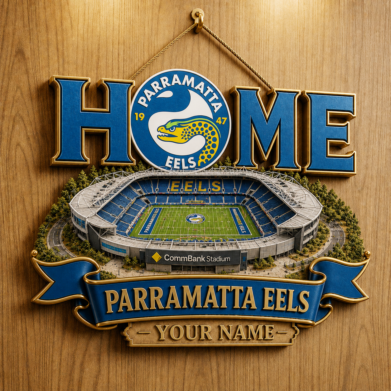 Premium NRL PE Stadium Metal Wall Art