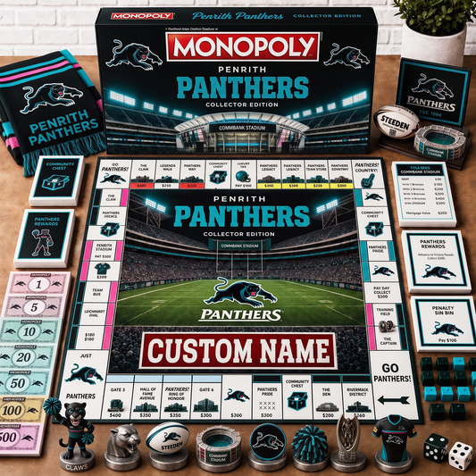 Premium NRL PP Collector’s Edition Board Game Custom name
