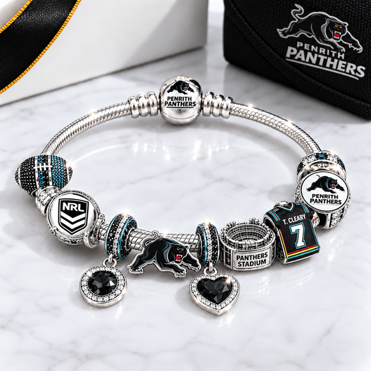 Premium NRL PP Team Spirit Charm Bracelet V8