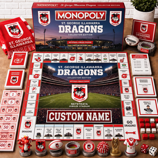 Premium NRL SGID Collector’s Edition Board Game Custom name