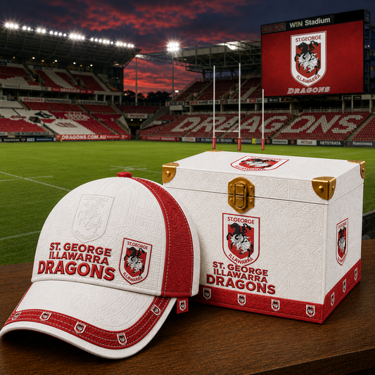 Premium NRL SGID Embossed Leather Cap