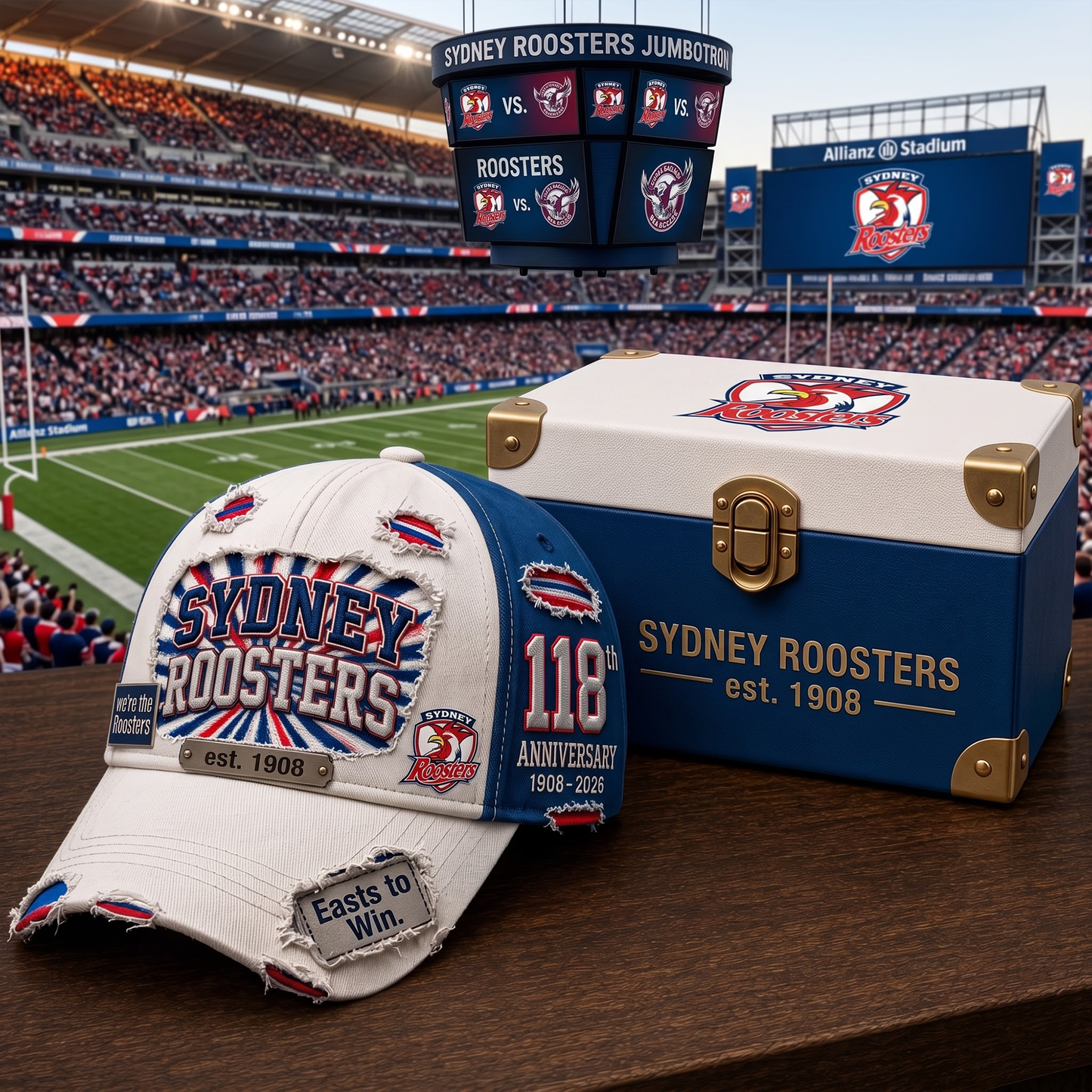 Premium NRL SR Anniversary Distressed Cap