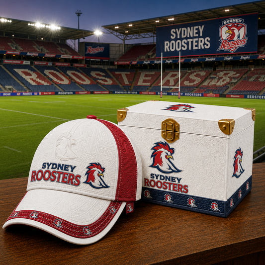 Premium NRL SR Embossed Leather Cap