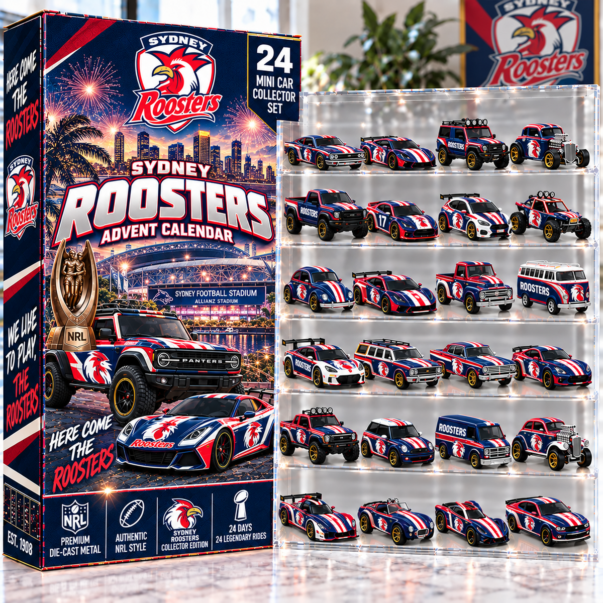 Premium NRL SR Mini Car Advent Calendar V4