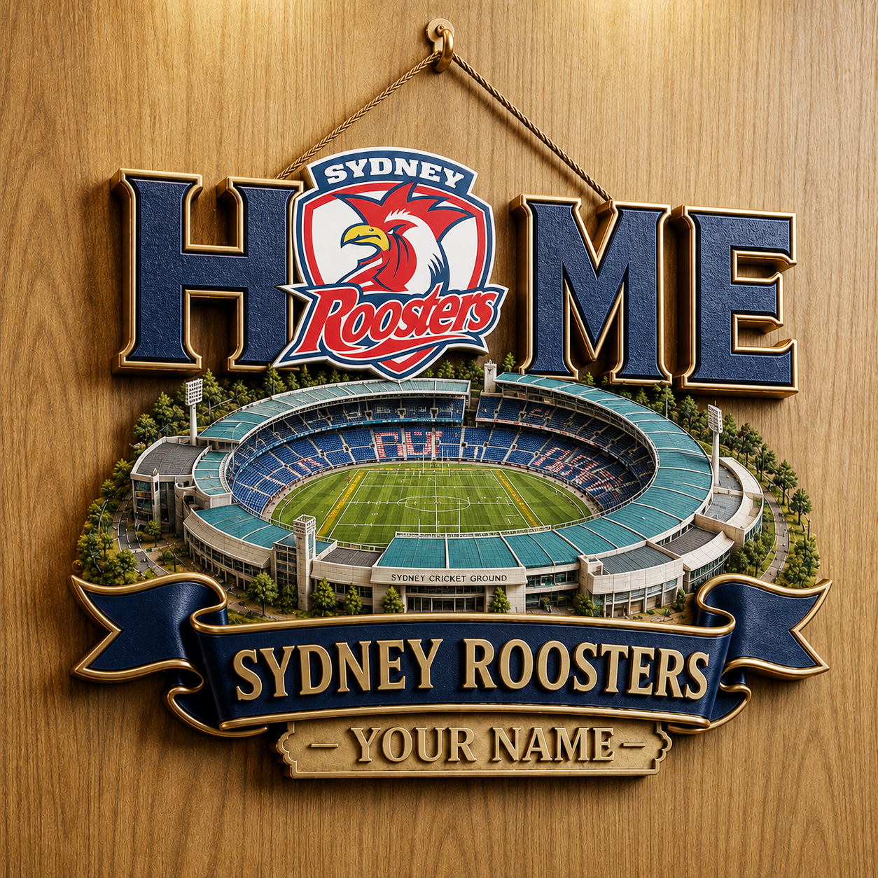 Premium NRL SR Stadium Metal Wall Art