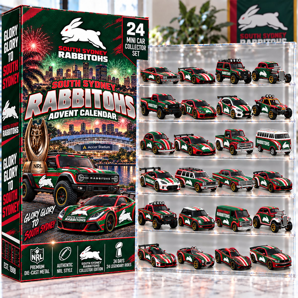 Premium NRL SSR Mini Car Advent Calendar V4