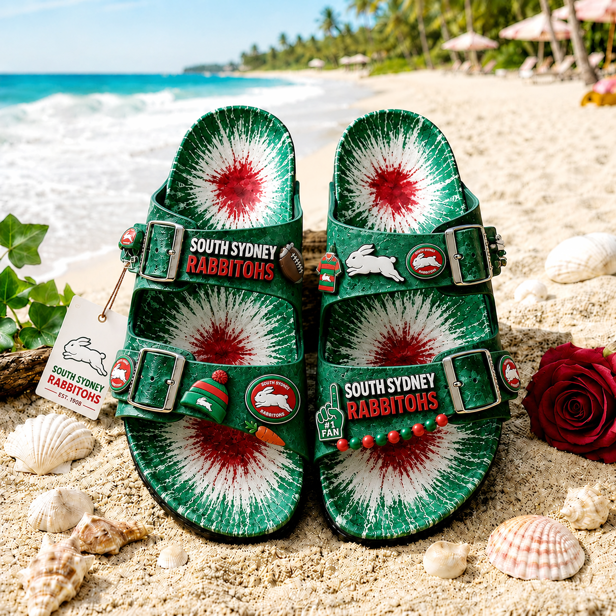 Premium NRL SSR Summer Splash Birkenstocks Shoes