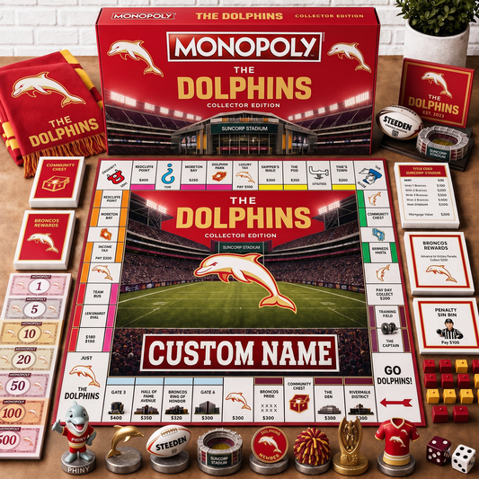 Premium NRL TD Collector’s Edition Board Game Custom name