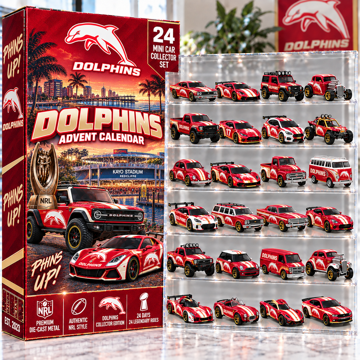 Premium NRL TD Mini Car Advent Calendar V4
