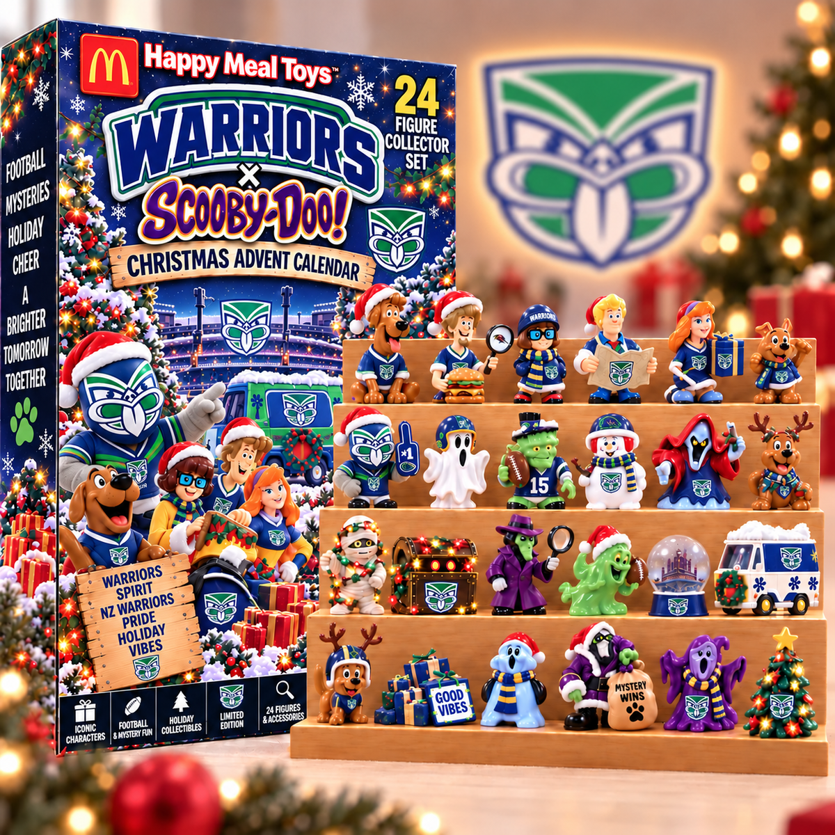 Premium NRL WAR Christmas Crossover Advent Calendar V9