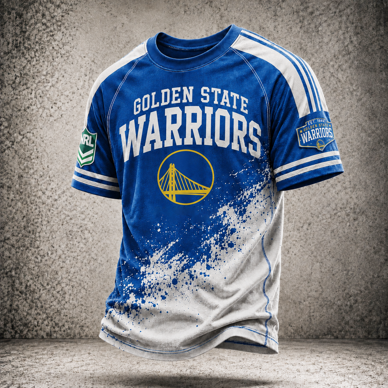 Premium NRL  WAR Vintage Paint Splatter Performance T-Shirt