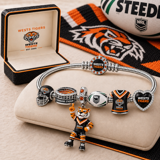 Premium NRL WT Gold Charm Bracelet Set