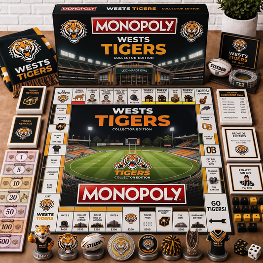 Premium NRL WT Monopoly Collector’s Edition Board Game