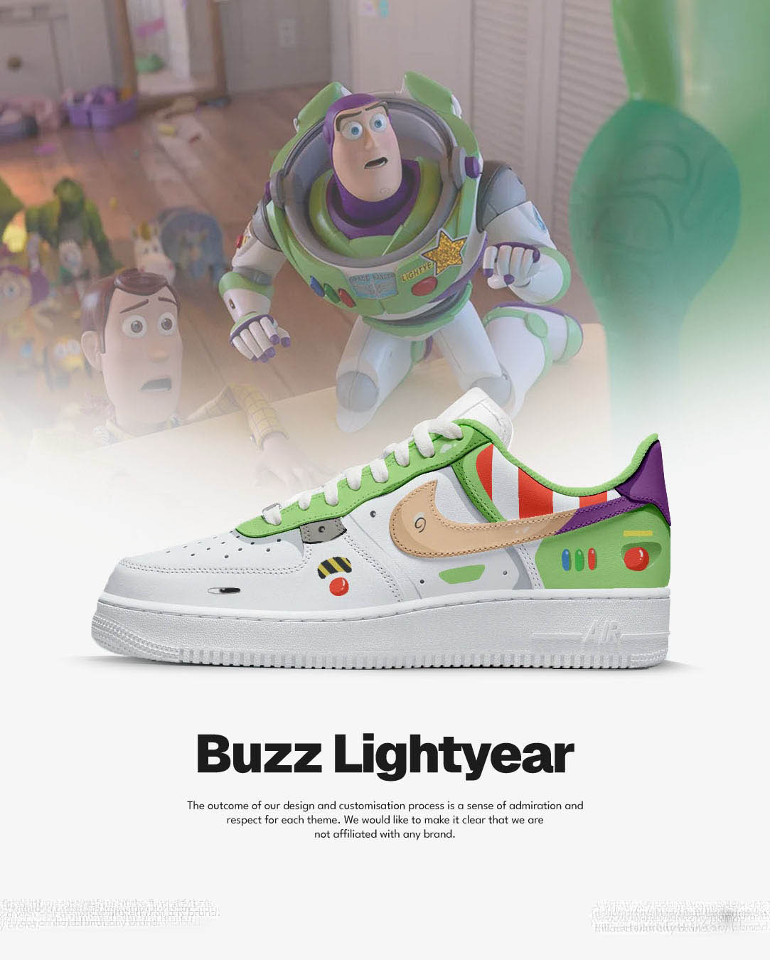 Premium TSTR BL AF1 Sneaker