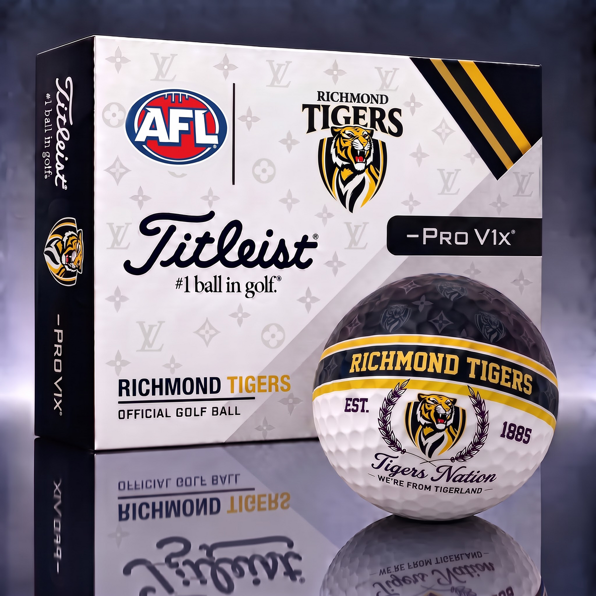 RIC X Custom AFL Football Tradition Golf Ball Set