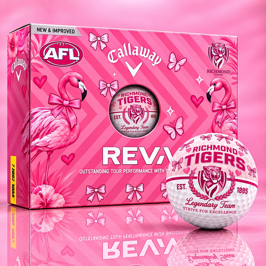 RIC X Custom AFL Pink Coquette Ladies Golf Balls