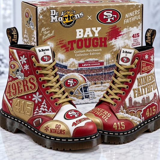 SF X Premium NFL Leather Lace-Up Boots