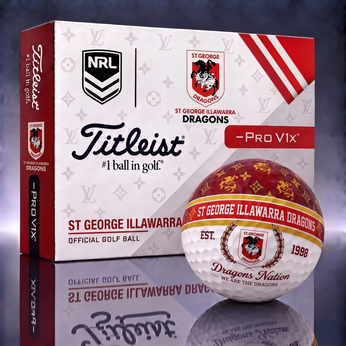 SGI X Custom NRL Football Tradition Golf Ball Set