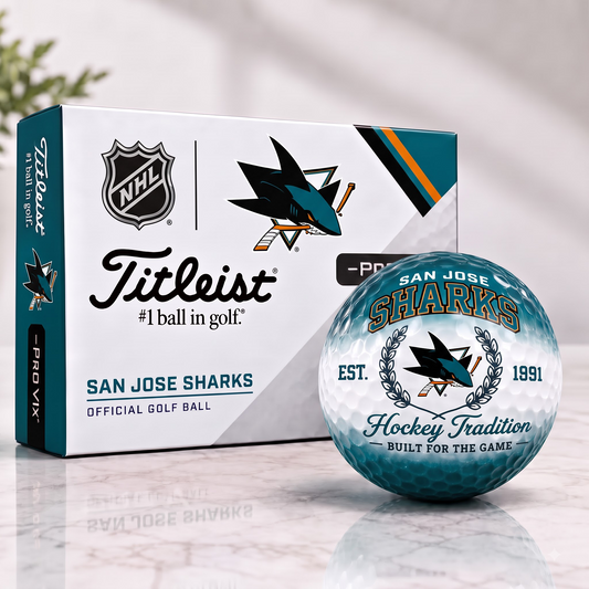 SJS X Custom NHL Football Tradition Golf Ball Set