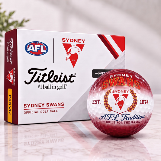 SS x Custom AFL Football Tradition Golf Ball Set