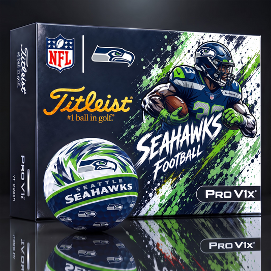 SS x Custom NFL Dynamic Paint Splatter Golf Balls