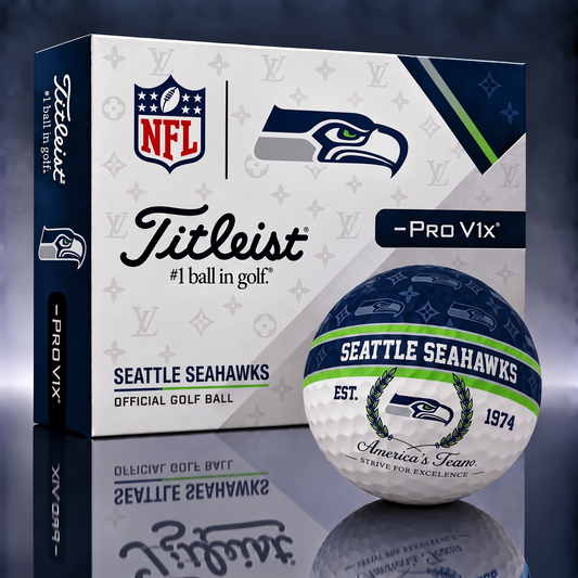 SS x NFL Custom LV x Titleist Pro V1 Golf Balls Set