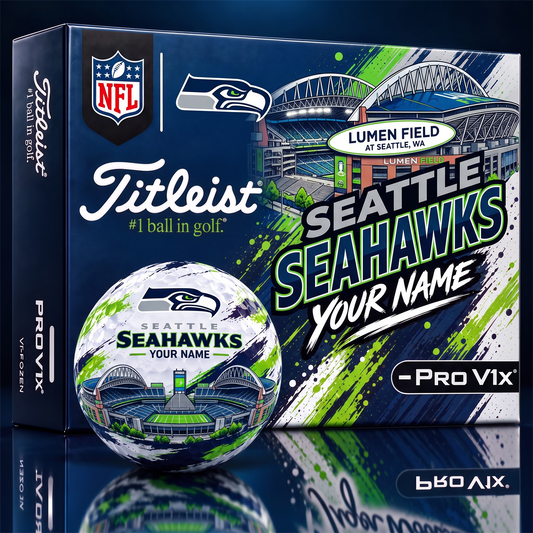 SS x Personalized NFL Team Home Stadium Edition Golf Balls Set