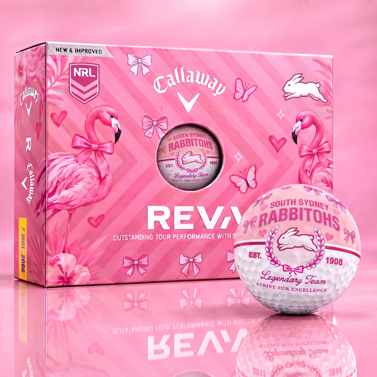 SSR x Custom NRL Pink Coquette Ladies Golf Balls