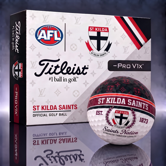STK X Custom AFL Football Tradition Golf Ball Set