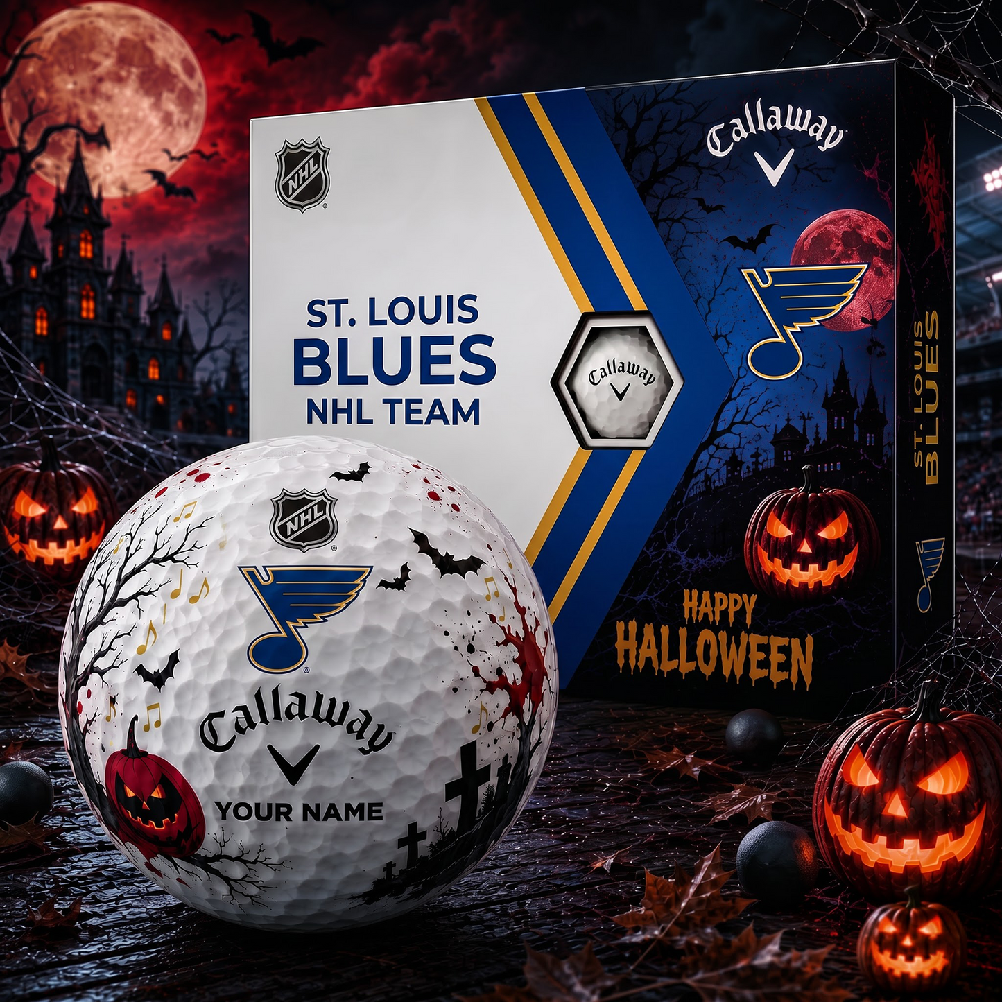 STL X Premium NHL Halloween Golf Ball Limited Edition