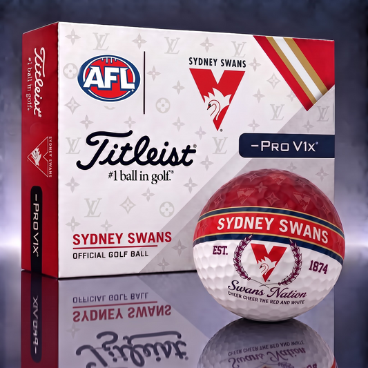 SYD X Custom AFL Football Tradition Golf Ball Set
