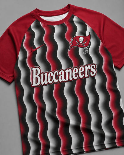 TBB Premium NFL Retro Wavy Pattern Athletic T-Shirt