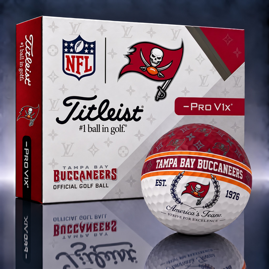 TBB x NFL Custom LV x Titleist Pro V1 Golf Balls Set