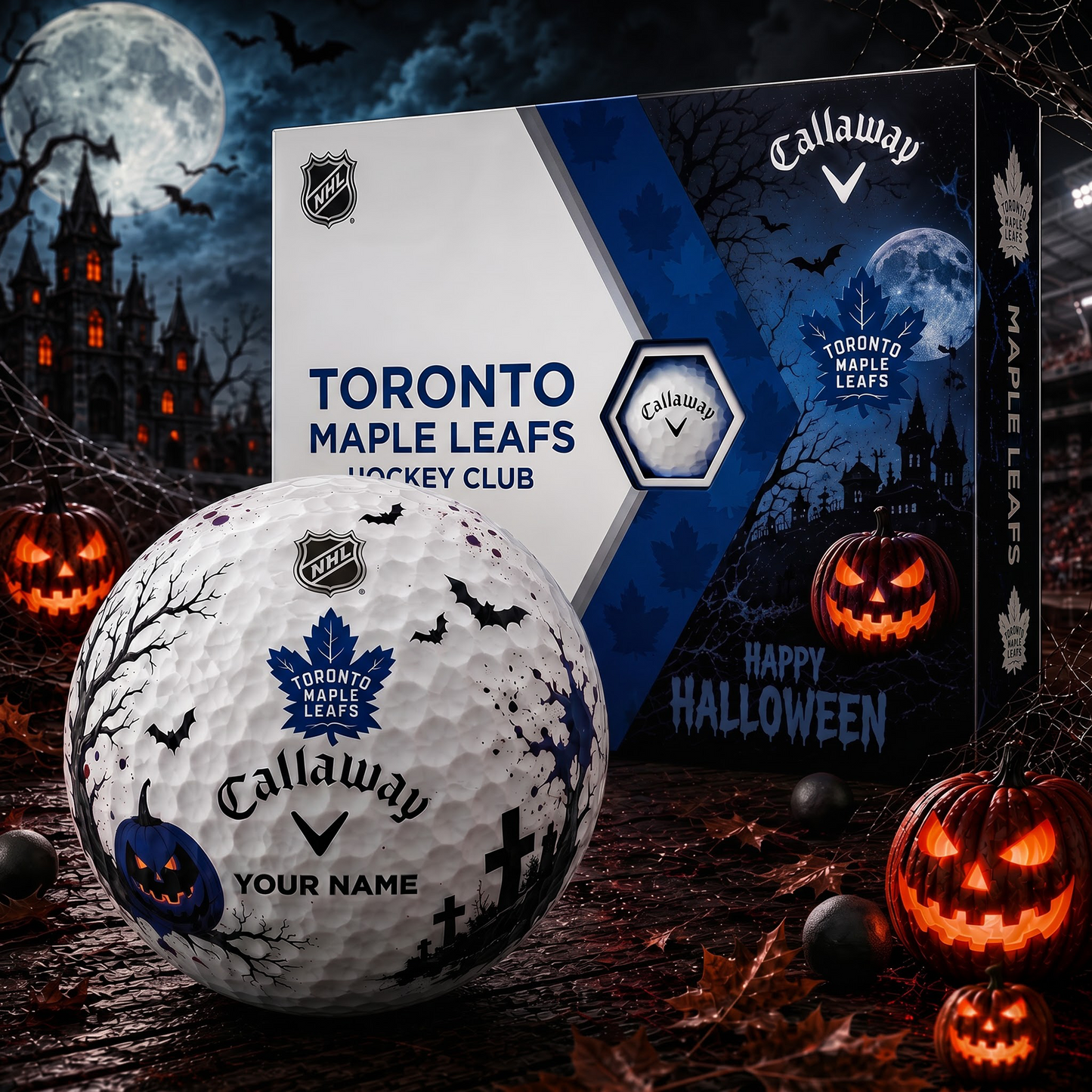 TOR X Premium NHL Halloween Golf Ball Limited Edition