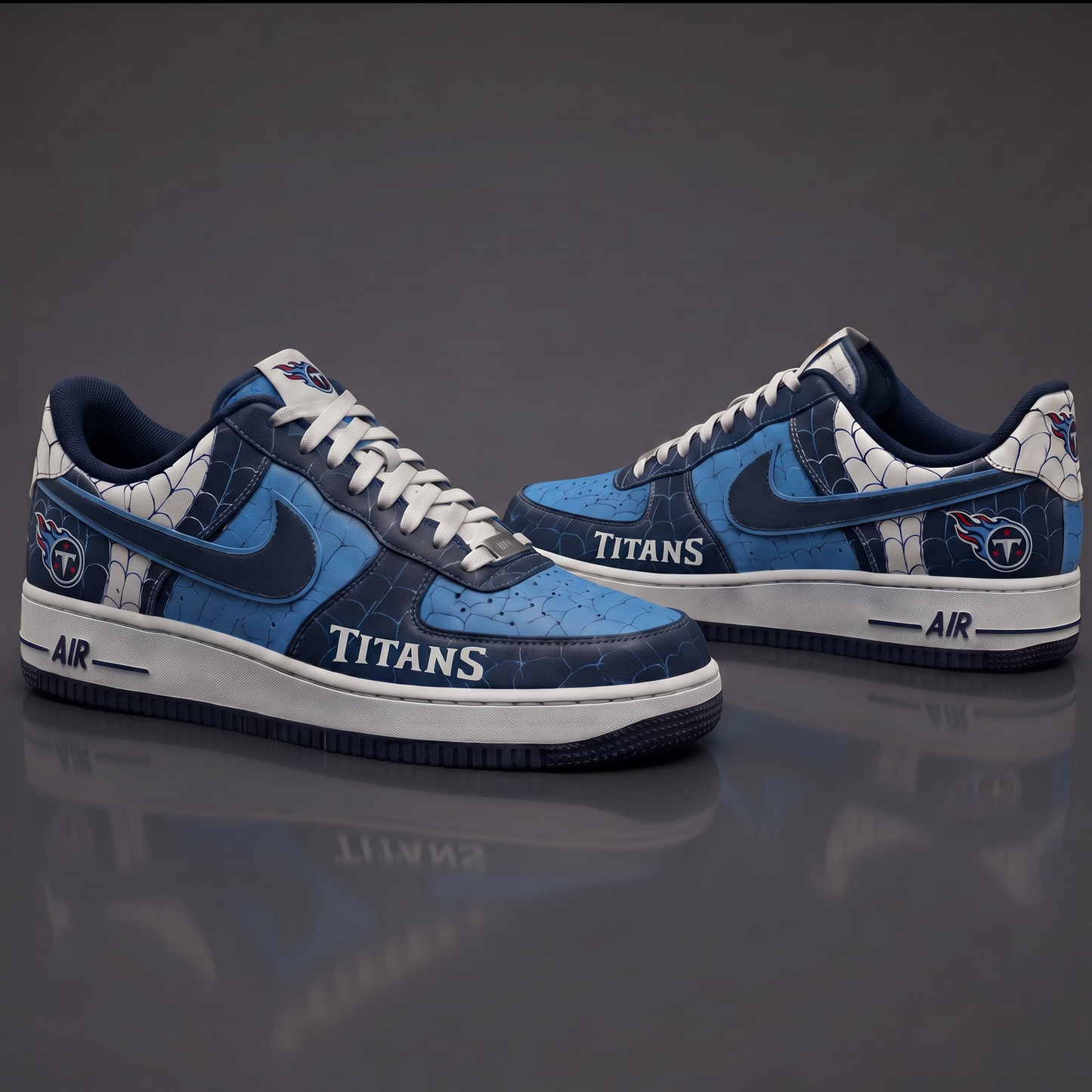 TT NFL x Spider Premium AF1 Sneakers Limited Edition Gift for Football Fans