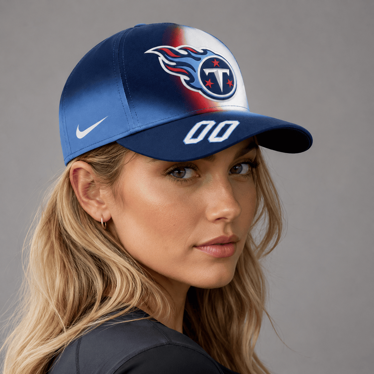 TT Premium NFL Custom Name Number Athletic Cap