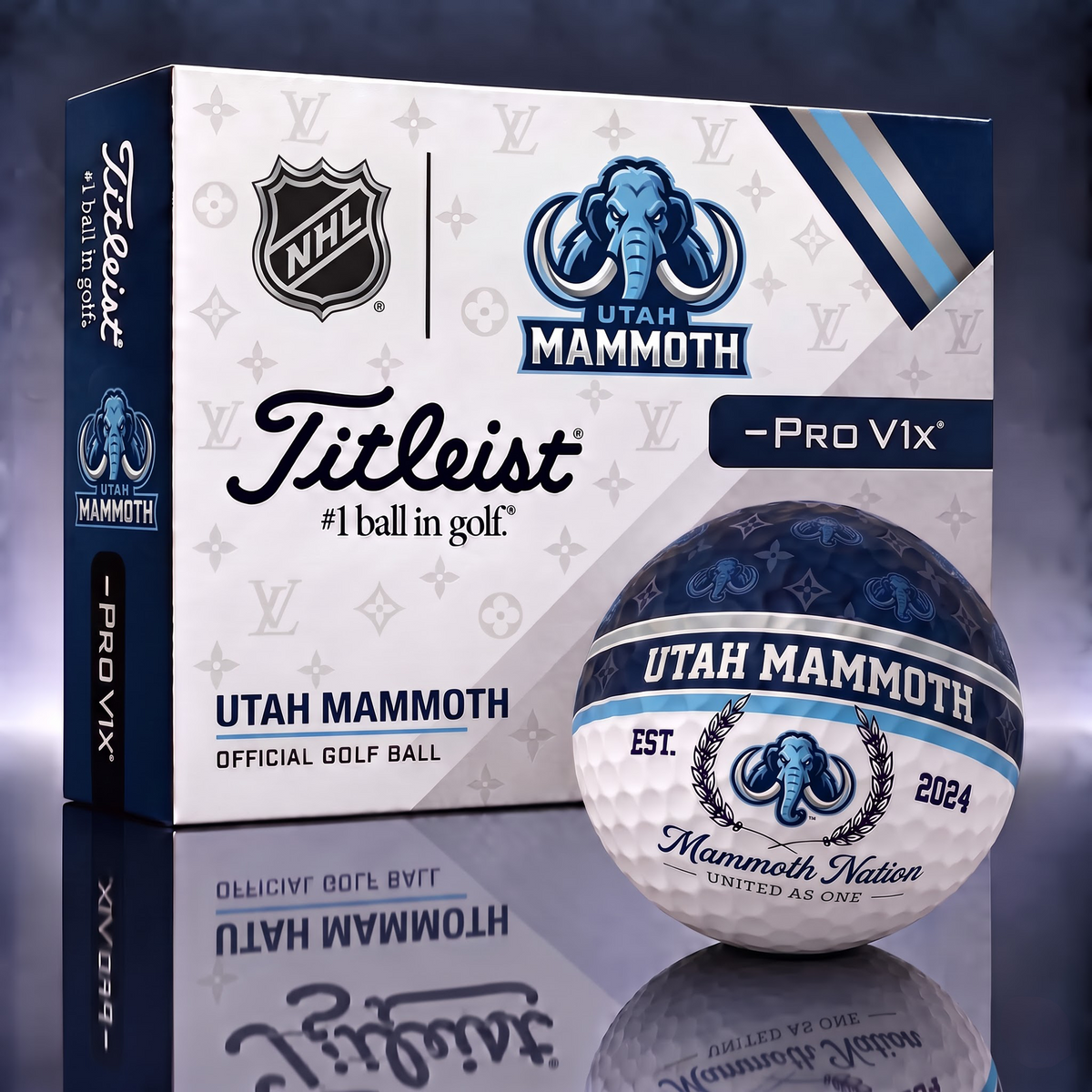 UTM X NHL Custom LV x Titleist Pro V1 Golf Balls Set