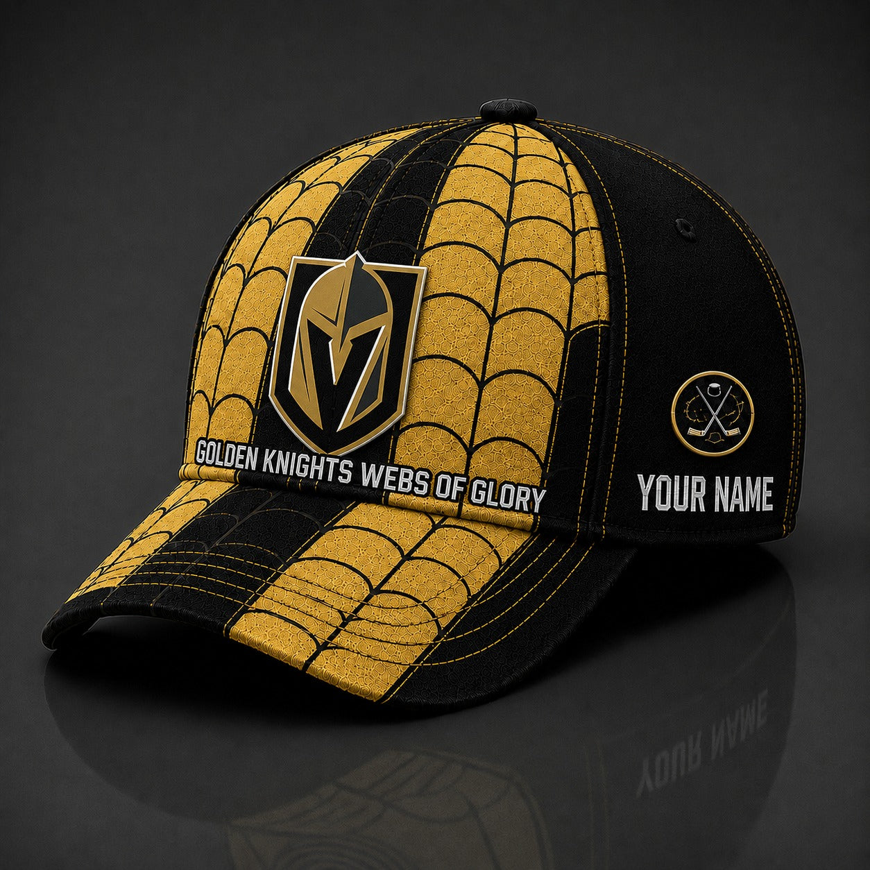 VGK NHL x Spider Premium Classic Cap Limited Edition Gift for Football Fans