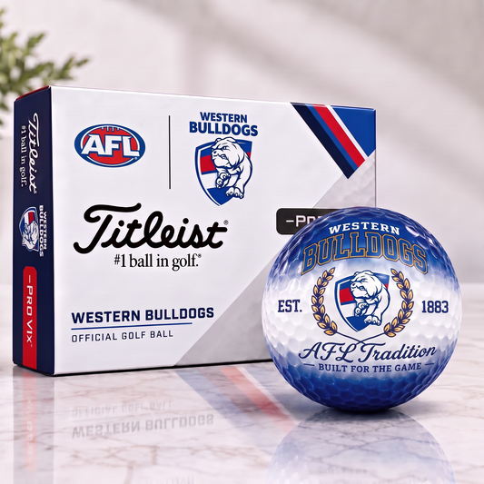 WB x Custom AFL Football Tradition Golf Ball Set