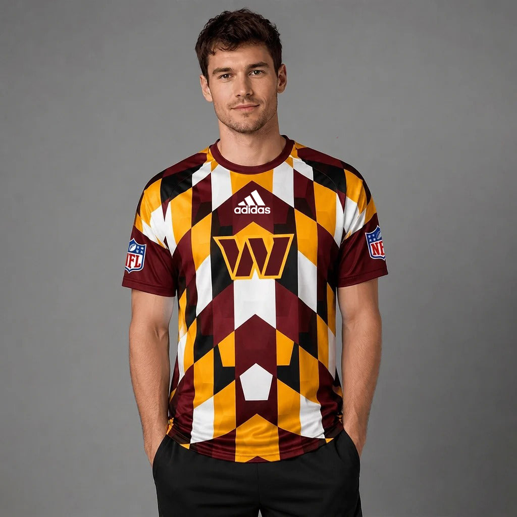 WC x NFL Premium Geometric Fan Performance T-Shirt