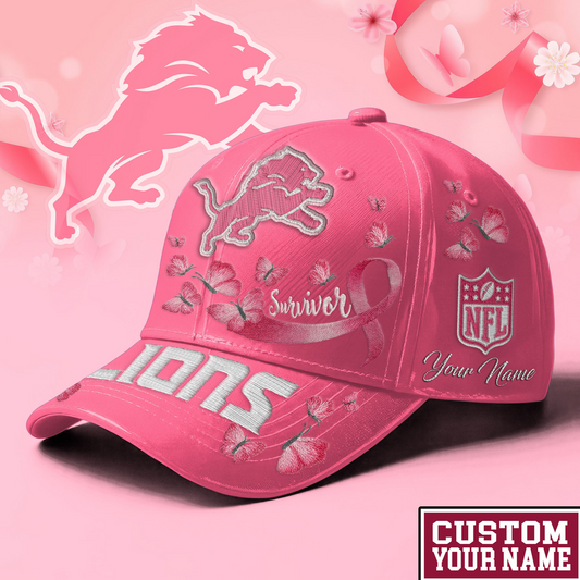 PREMIUM NFL X DET  EXCLUSIVE  BREAST CANCER SURVIOR CAP
