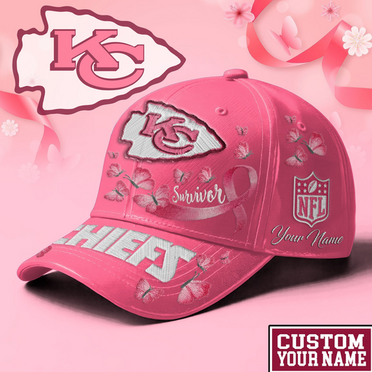 PREMIUM NFL X KCC  EXCLUSIVE  BREAST CANCER SURVIOR CAP