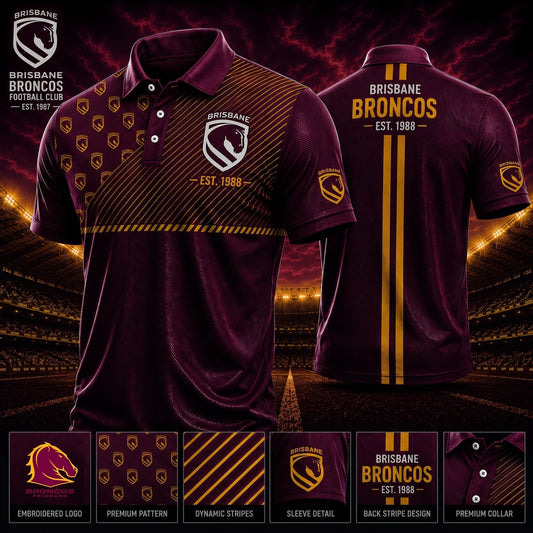 PREMIUM NRL X BB LUXURY GAMEDAY POLO SHIRT LIMITED EDITIONS 240626