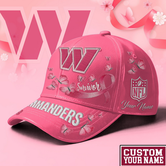 PREMIUM NFL X WAS  EXCLUSIVE  BREAST CANCER SURVIOR CAP